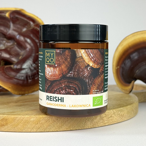 BIO Reishi - Lakownica lśniąca -Ganoderna Lucidum 100 g